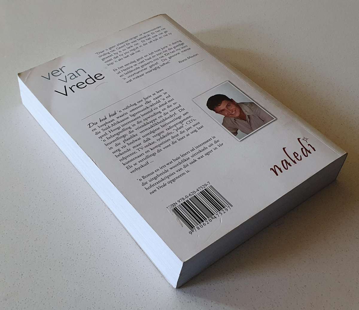 Ver van Vrede - my volle verhaal by Jurie Els - soft cover book
