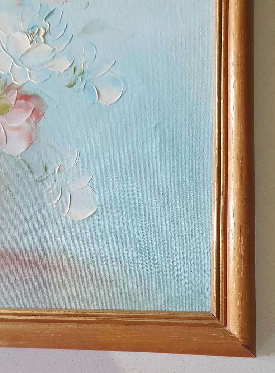 Original framed oil painting on stretched canvas as per photo