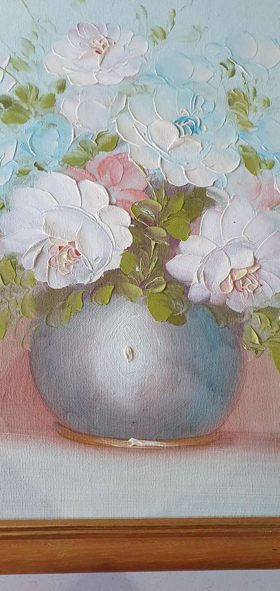 Original framed oil painting on stretched canvas as per photo