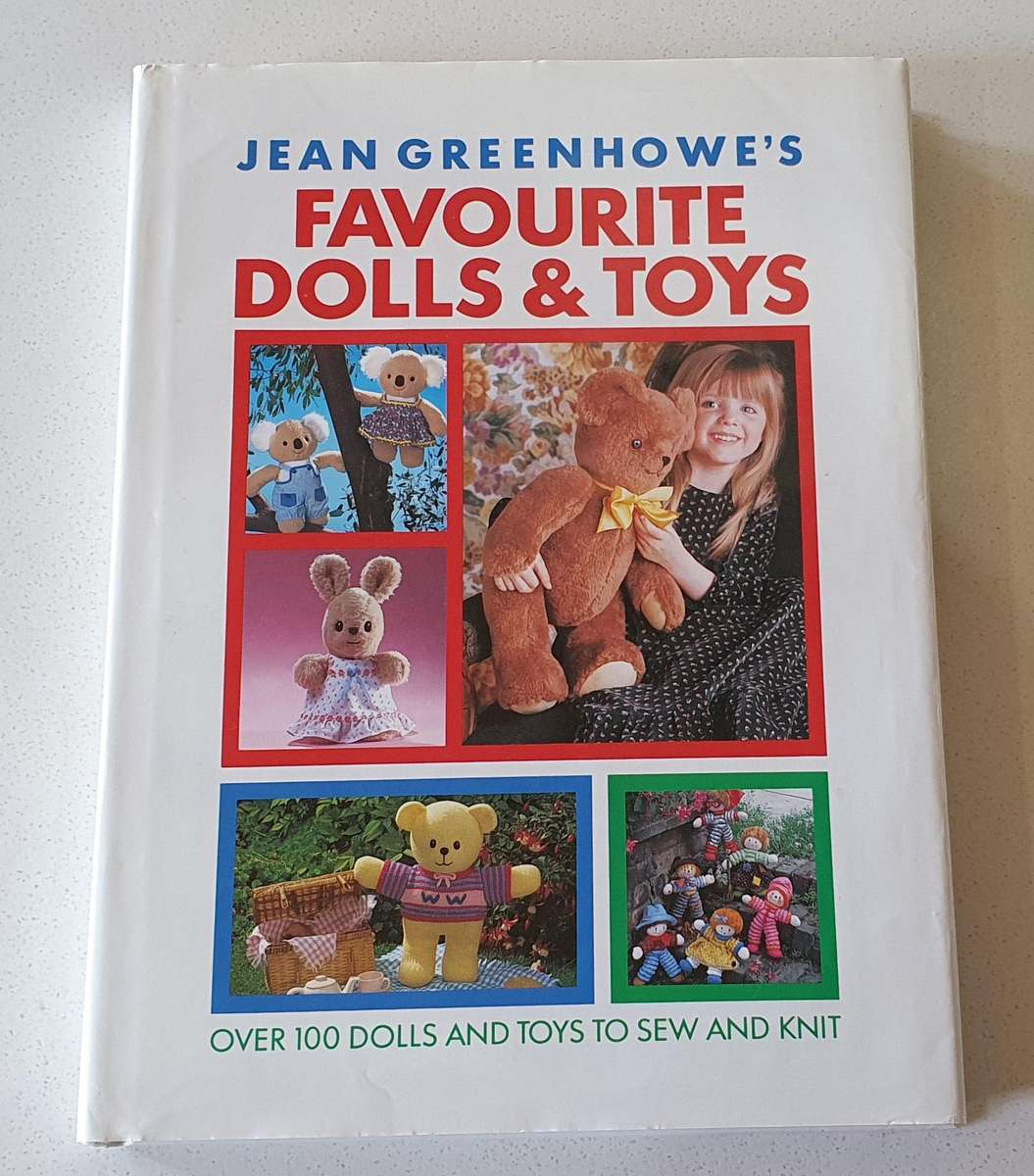Favourite DOLLS & TOYS by Jean Greenhowe's - Hard cover book