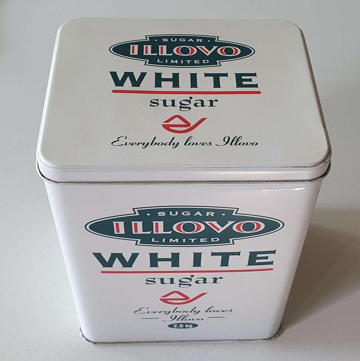 ILLOVO suger tin as per photo