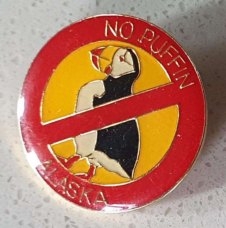 ALASKA TRAVELING PIN as per photo