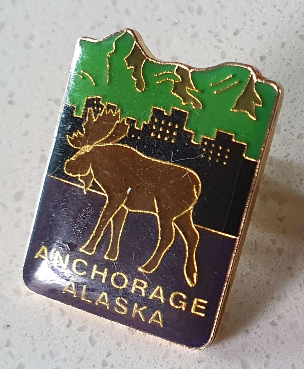 ALASKA TRAVELING PIN as per photo