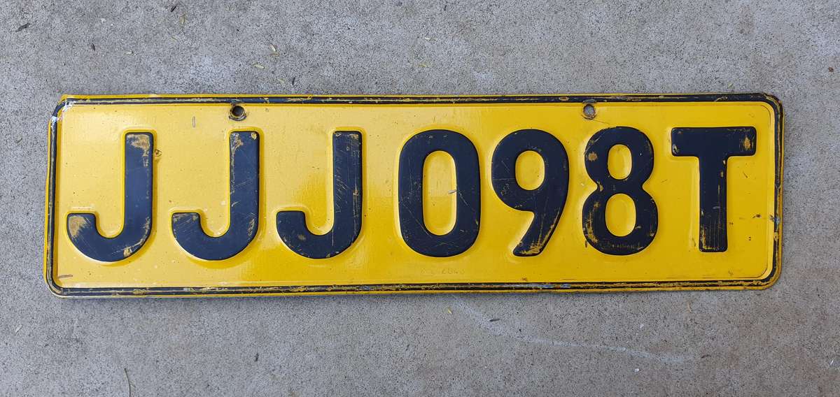 Vintage Transvaal district number plate as per photos