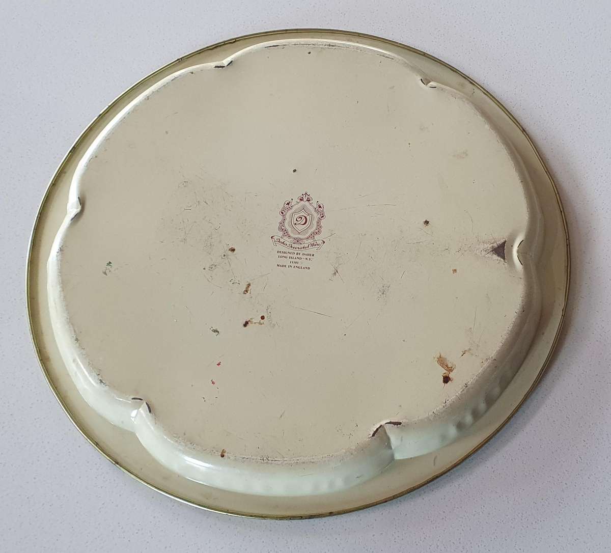 DAHER decorated ware tin tea serving tray as per photos - made in ENGLAND