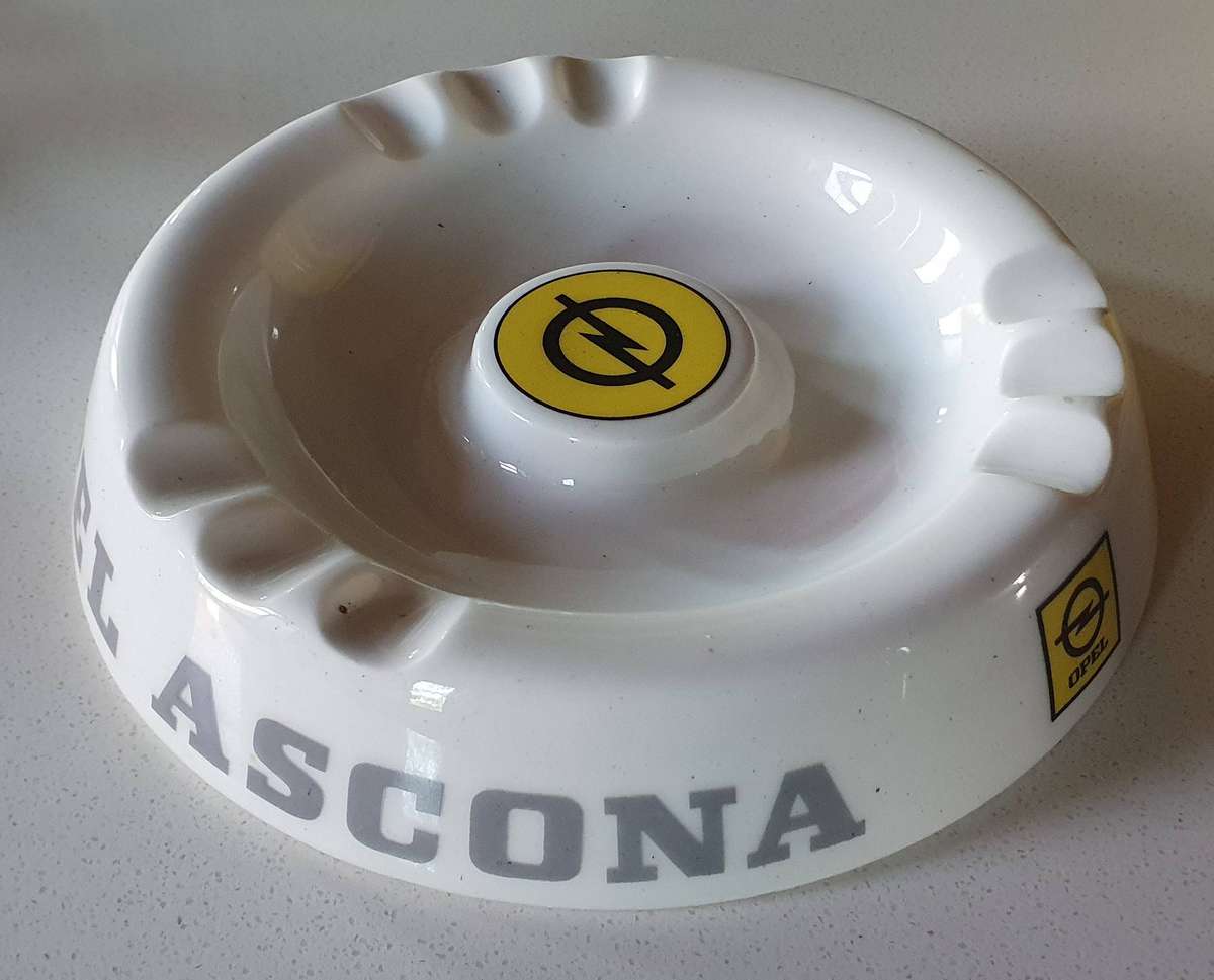 Vintage OPEL ASCONA ashtray as per photo