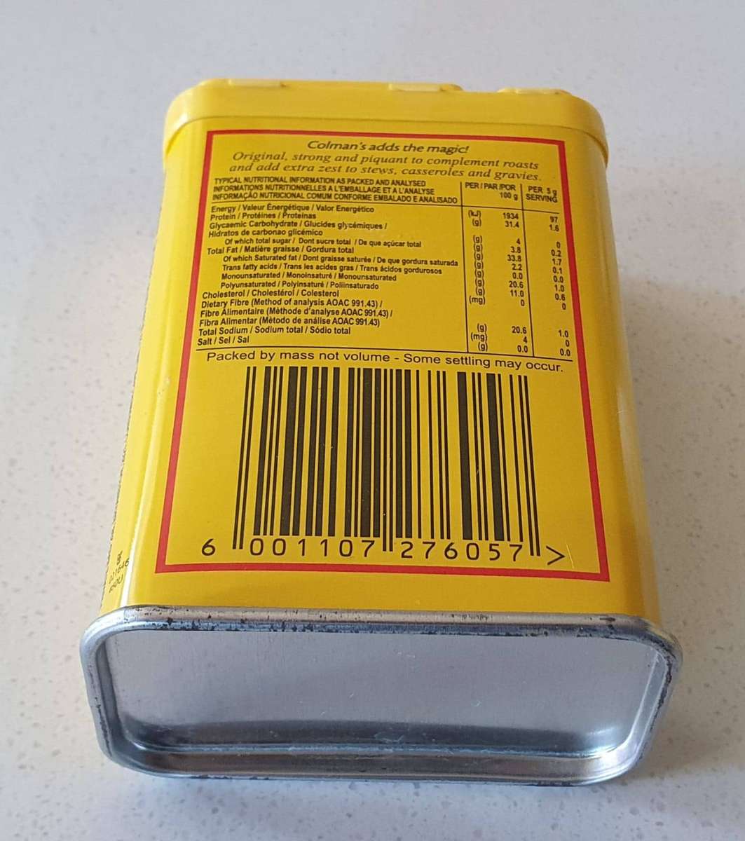 COLEMAN's mustars powder tin as per photo