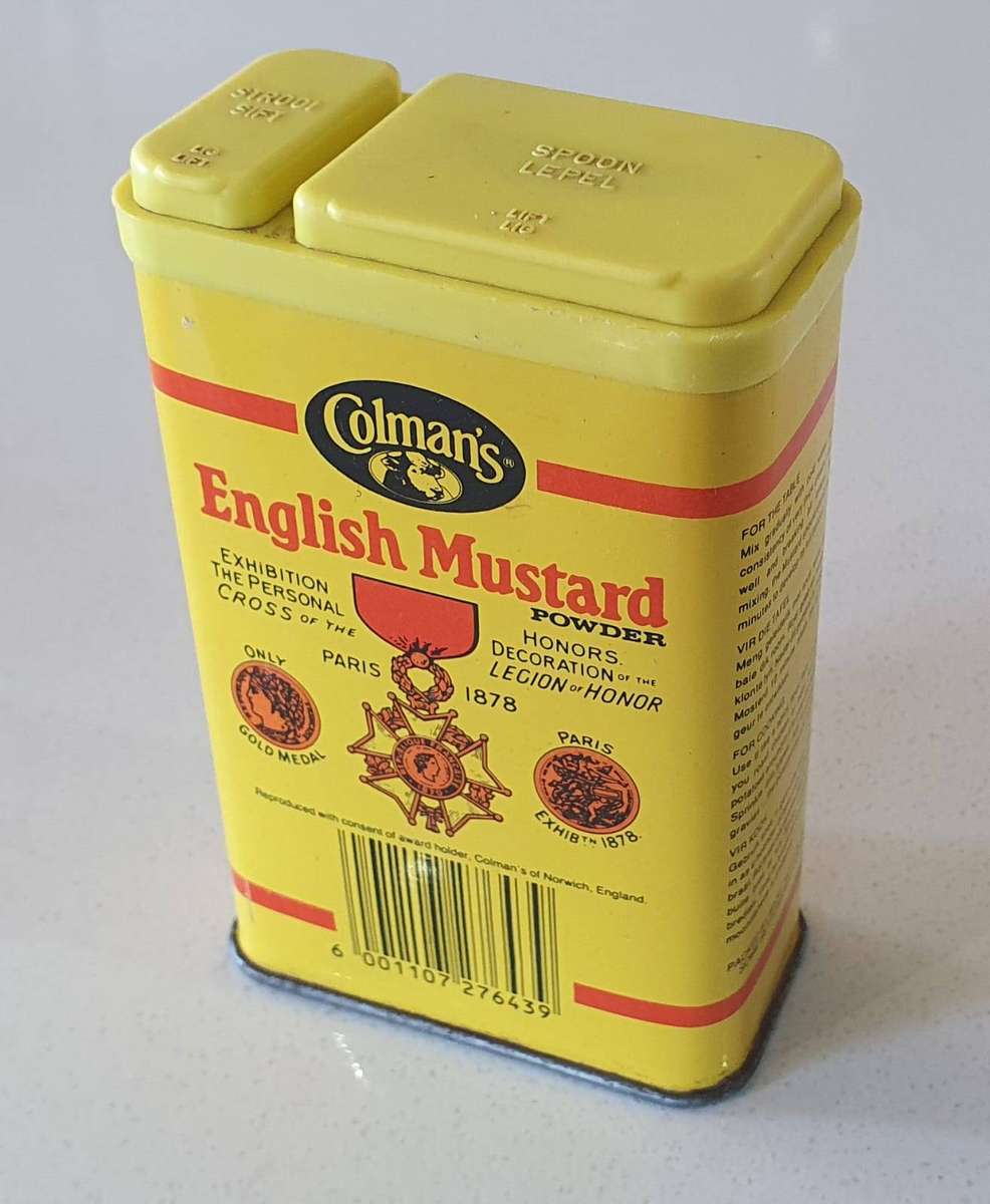 COLEMAN's mustars powder tin as per photo