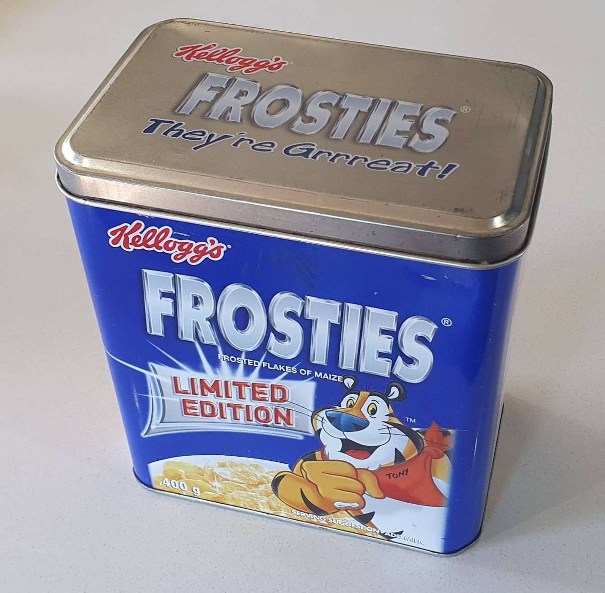 KELLOGG'S Frosties tin as per photo