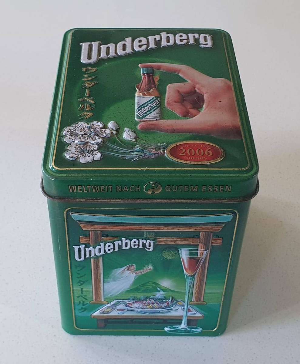 UNDERBERG tin as per photo