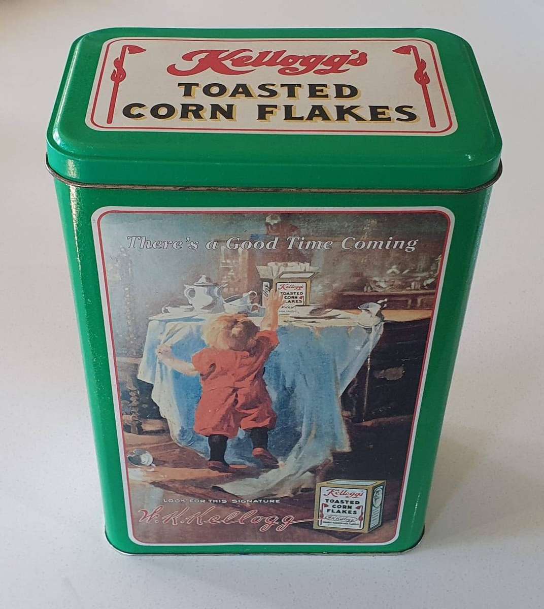 KELLOGG's tin as per photo