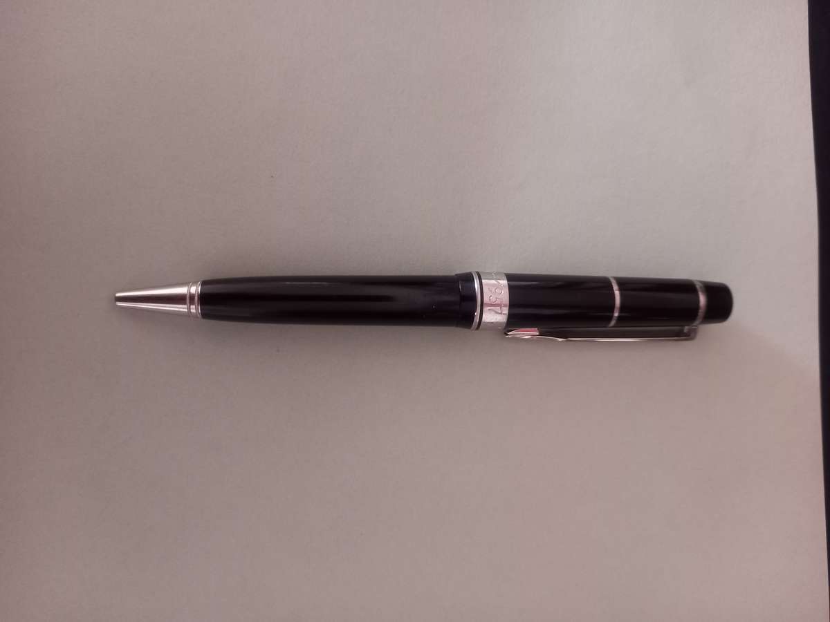 Montblanc limited edition Arturo Toscanini black resin and platinum plate ballpoint pen