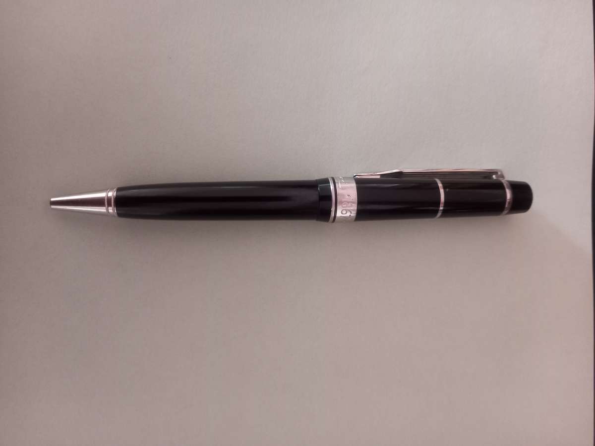 Montblanc limited edition Arturo Toscanini black resin and platinum plate ballpoint pen