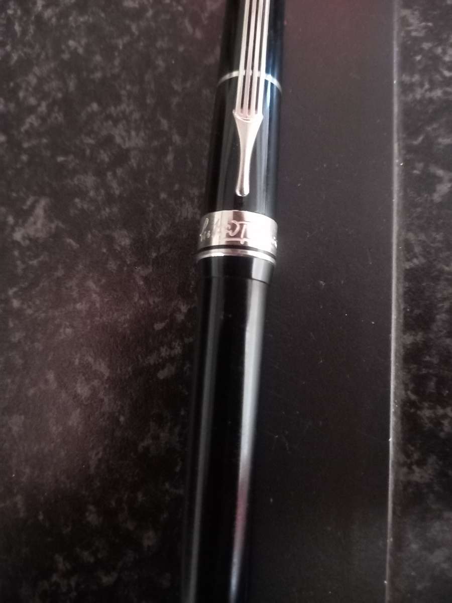 Montblanc limited edition Arturo Toscanini black resin and platinum plate ballpoint pen