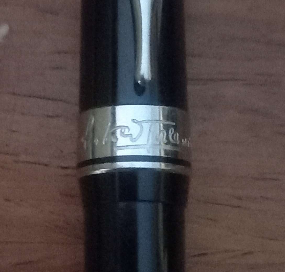 Montblanc limited edition Arturo Toscanini black resin and platinum plate ballpoint pen