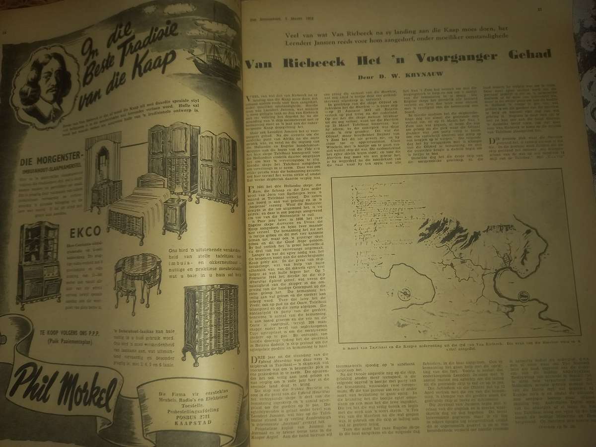 Die Huisgenoot Van Riebeeck-Feesuitgawe 1652-1952