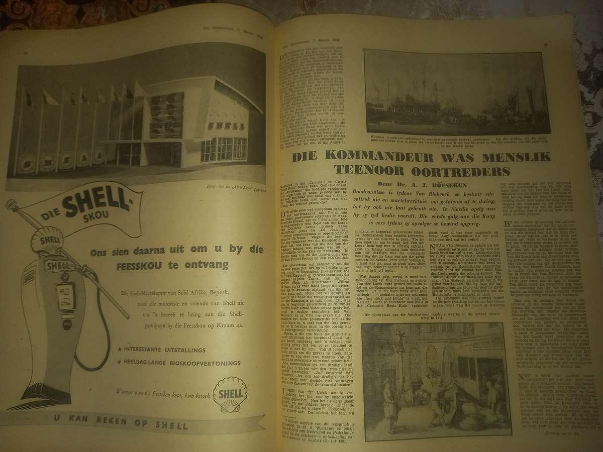 Die Huisgenoot Van Riebeeck-Feesuitgawe 1652-1952