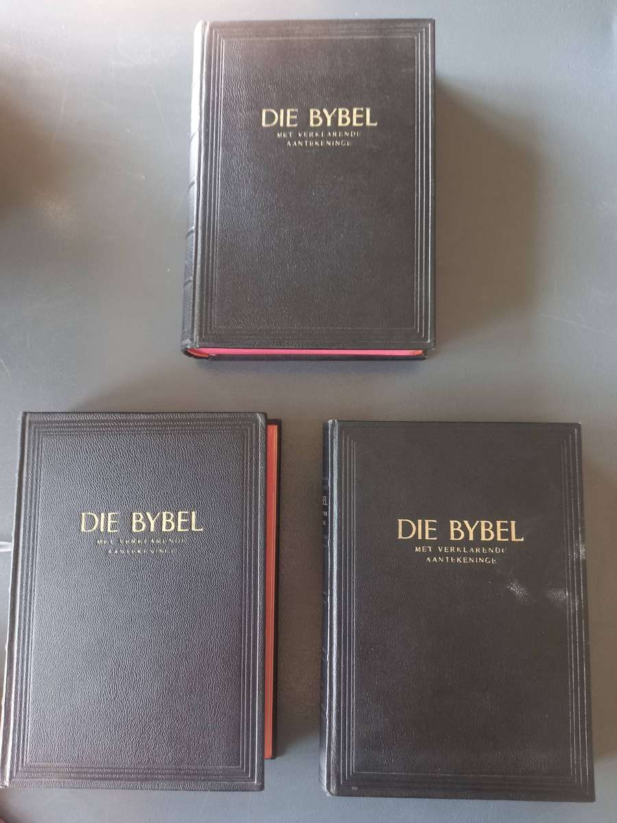 Die Bybel met Verklarende aantekeninge - drie volledige dele - 1958-59