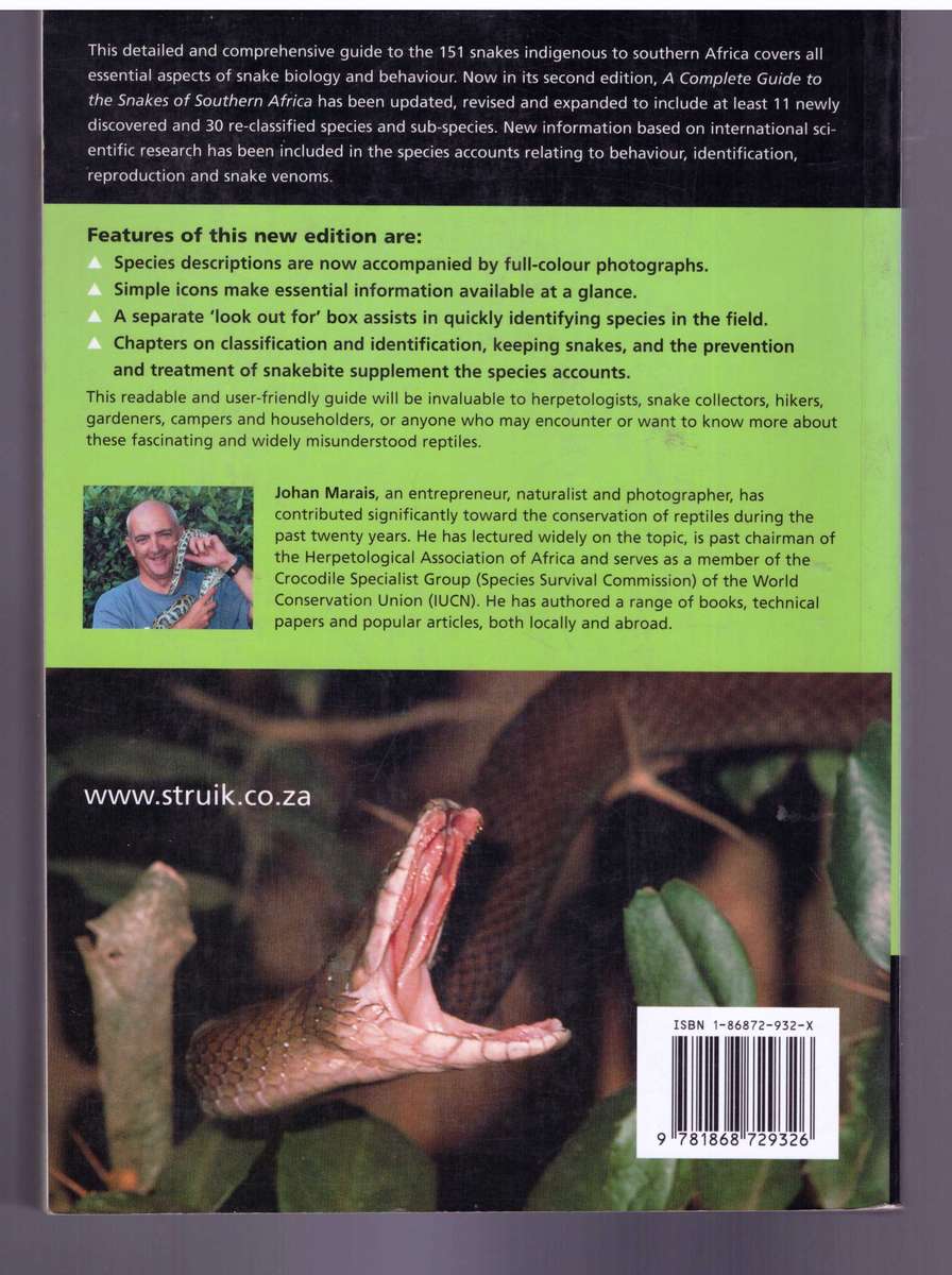 A Complete guide to the Snakes of Southern Africa