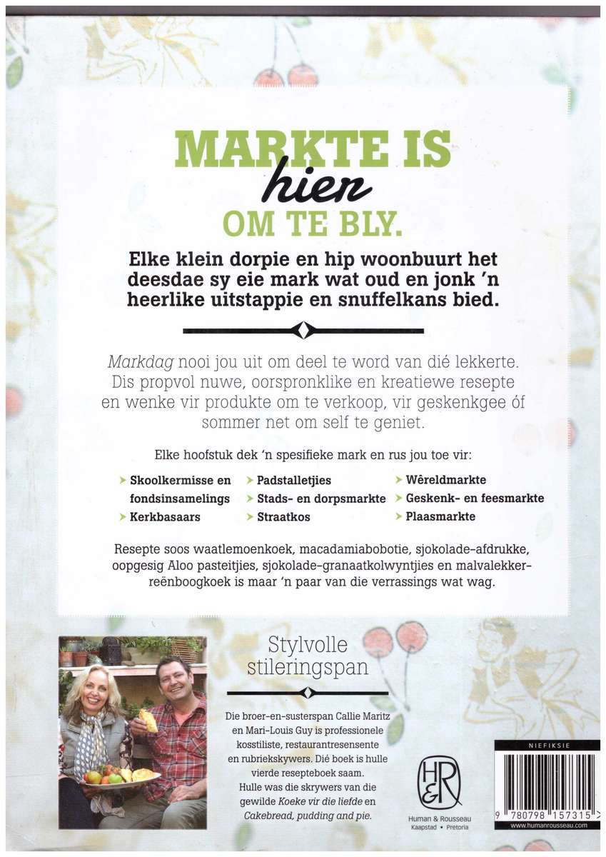 Markdag, alles en nog wat vir enige mark