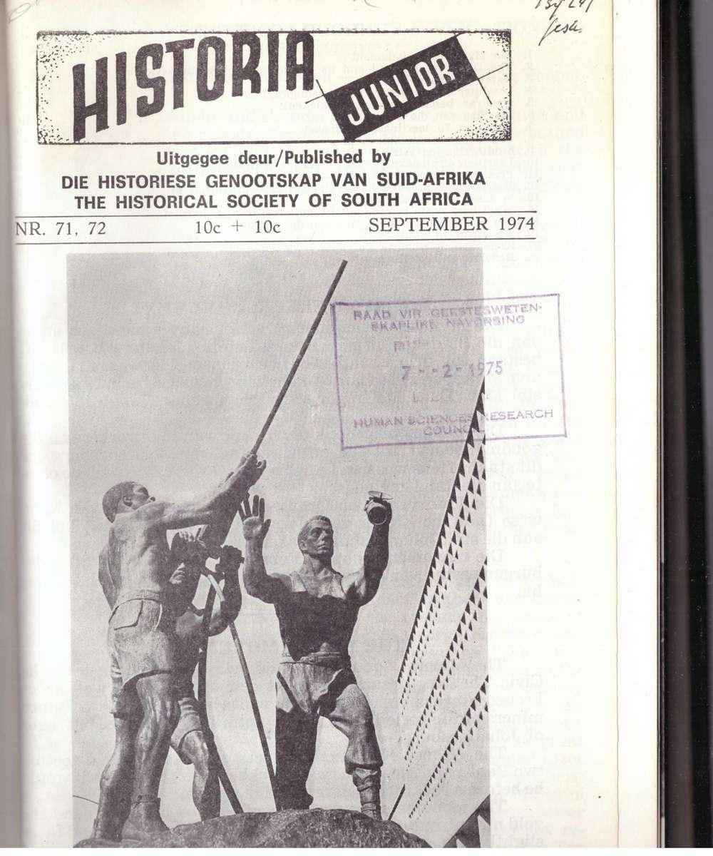 Historia Junior - numbers 71 to 88 (1974-79) bound volumes