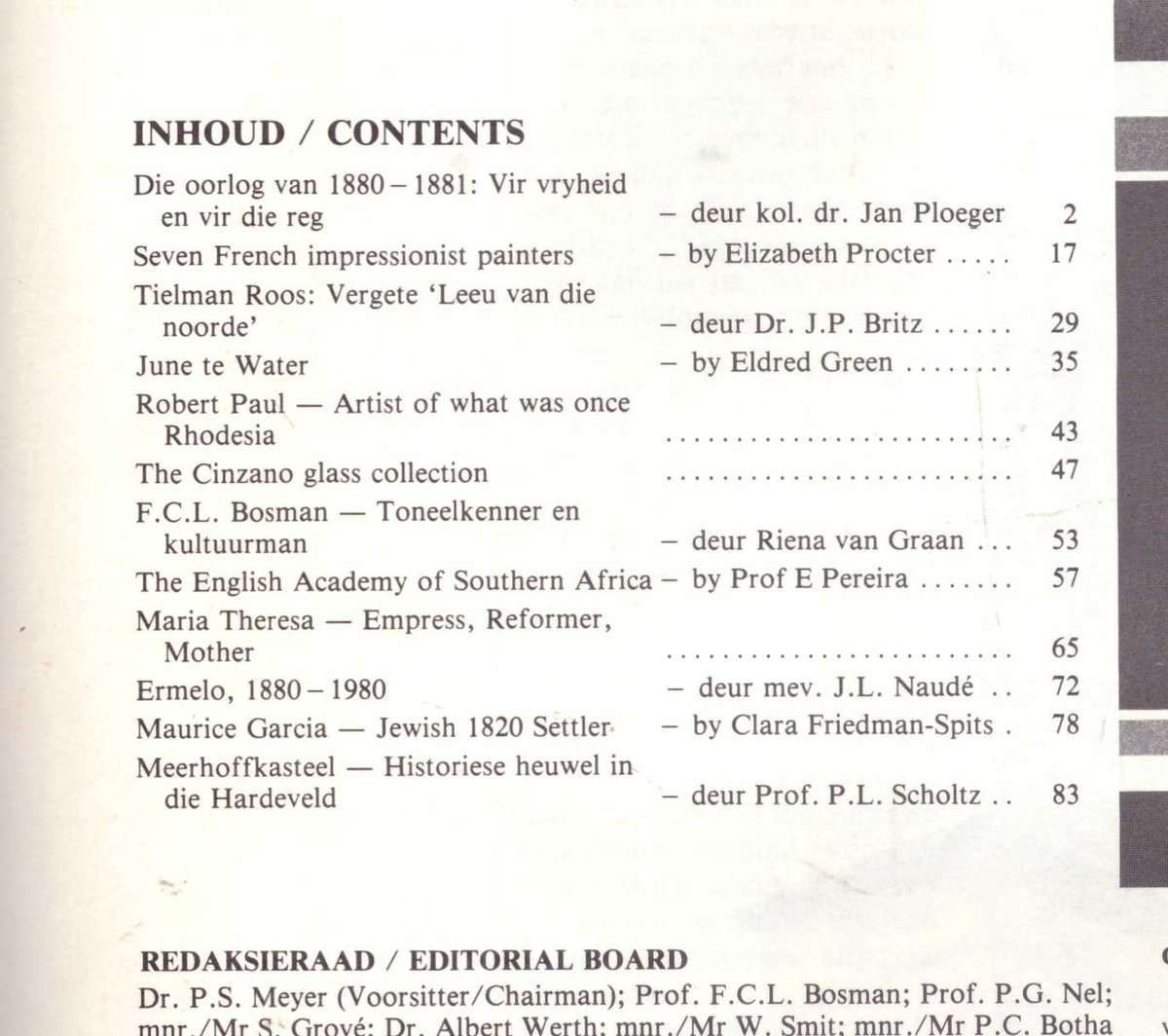 Die Eerste Vryheidsoorlog (hoofartikel) Lantern journal