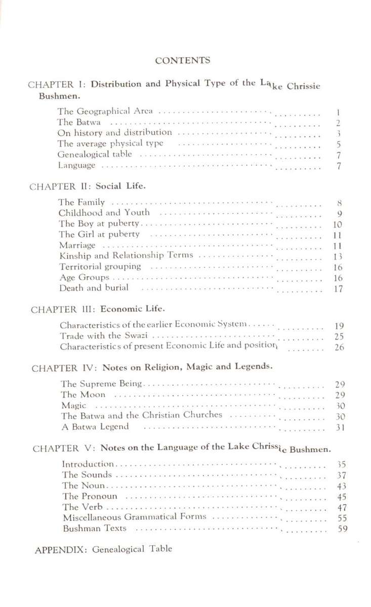 The Disappearing Bushmen of Lake Chrissie