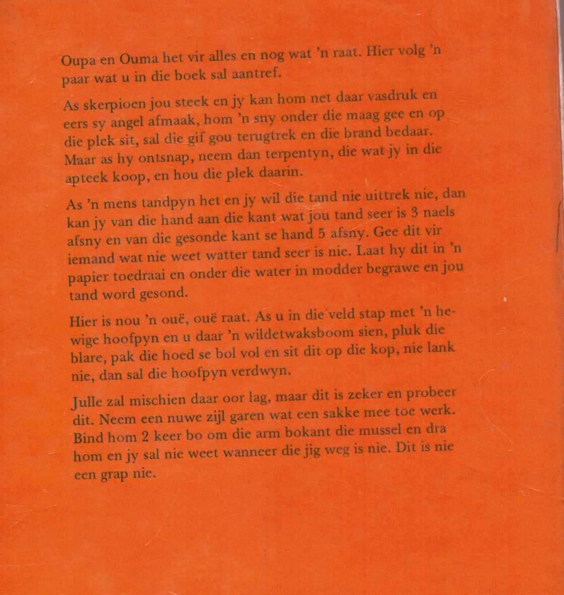 Oupa en Ouma se Boererate