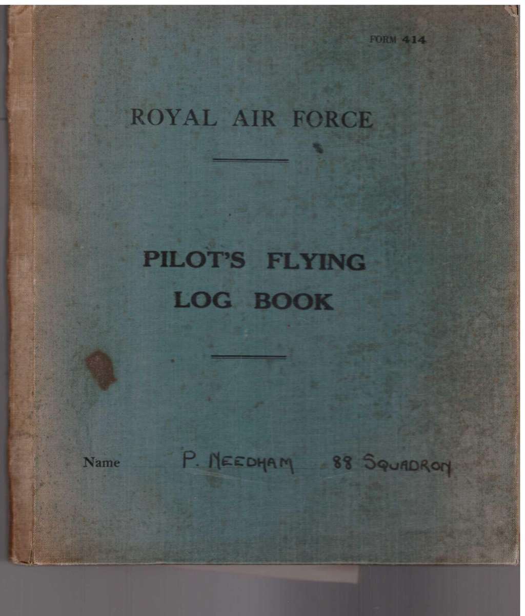 Royal Air Force, Pilots Flying Log Book