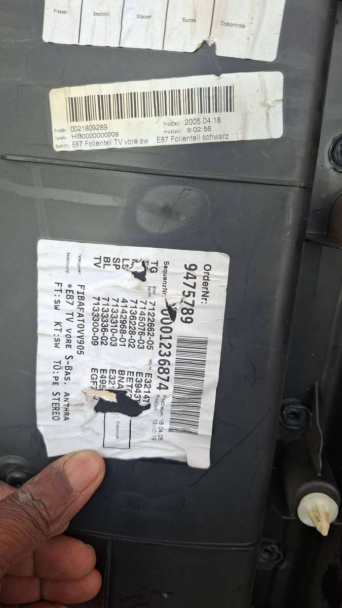 BMW 1 SERIES E87 Non-Leather SET OF INTERIOR door cards  Fronts & Rear