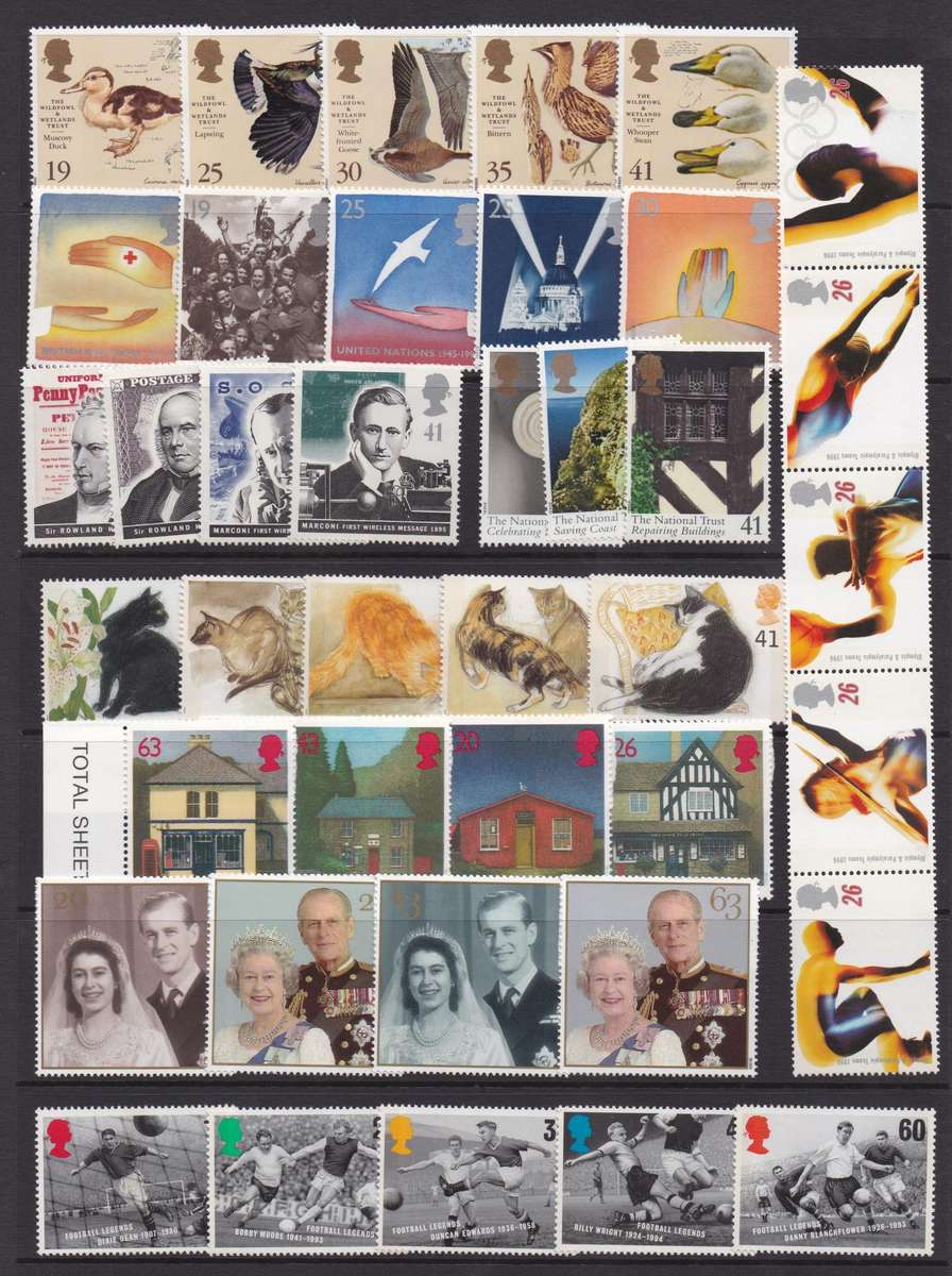 Great Britain Mint Estate Lot of very fine unmounted sets including booklets and miniature sheets