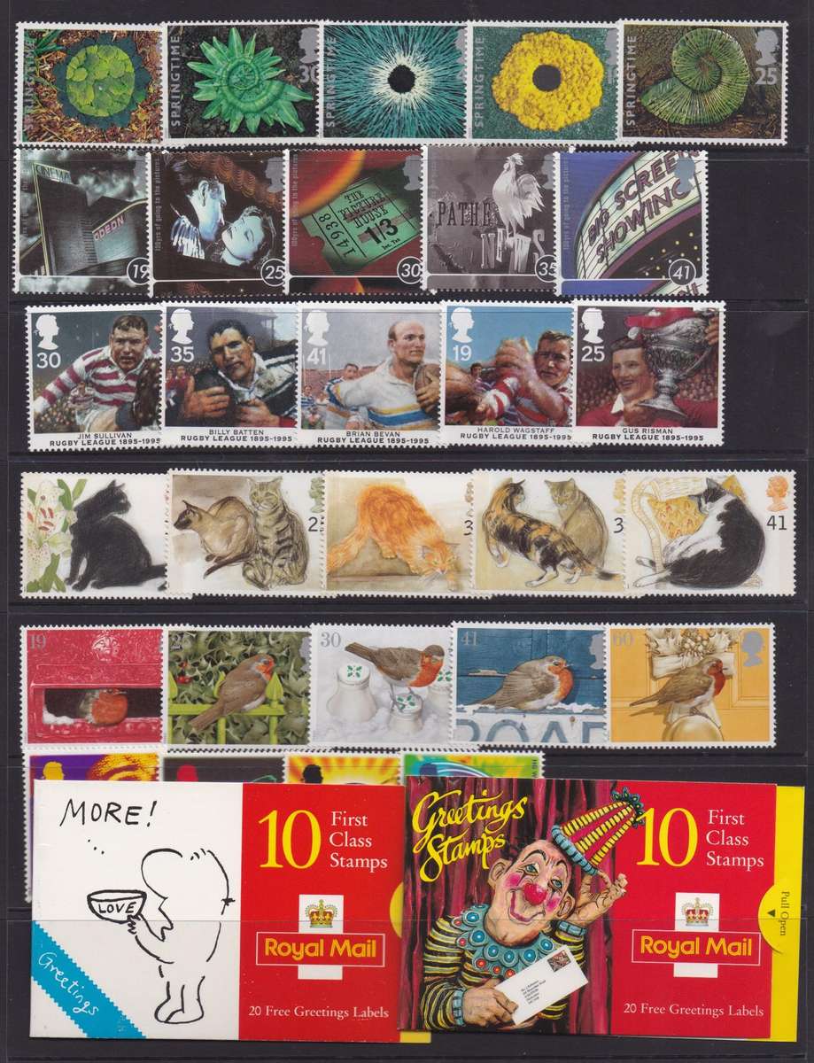 Great Britain Mint Estate Lot of very fine unmounted sets including booklets and miniature sheets