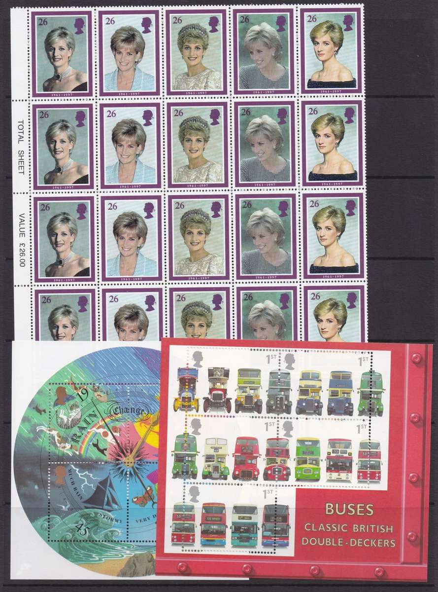 Great Britain Mint Estate Lot of very fine unmounted sets including booklets and miniature sheets