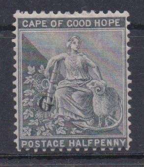 Griqualand West 1878 1/2d  optd Type 15 in black fine mint