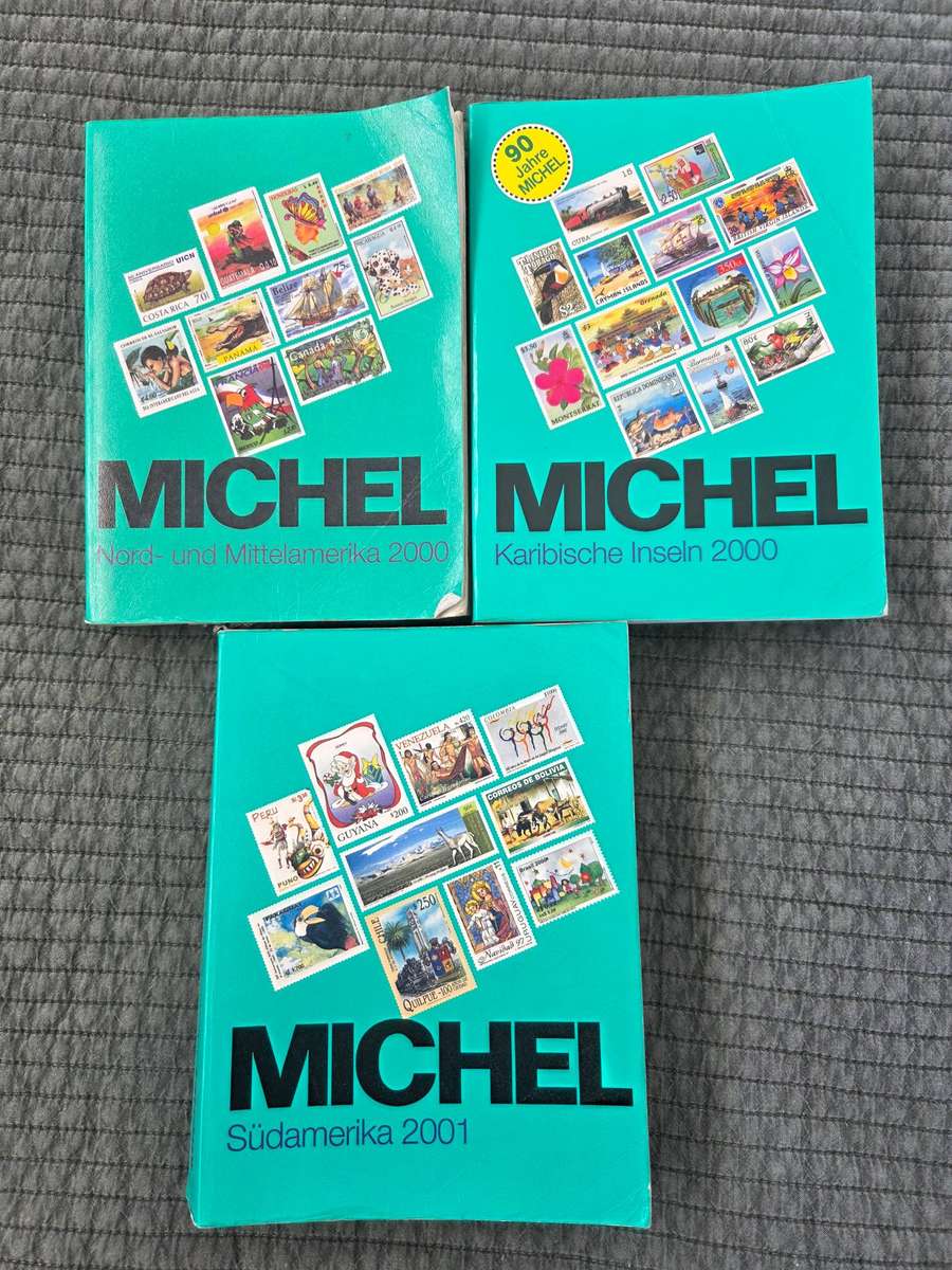 Michel America's and Caribbean  complete set of 3 catalogues