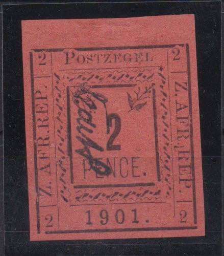 Transvaal - Pietersburg 1901 2d 2nd printing R 3/2 very fine mint