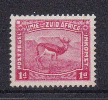 South Africa 1923 Harrison 1d carmine  very fine