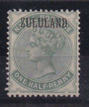 Zululand 1888 Natal 1/2d overprinted without stop fine mint