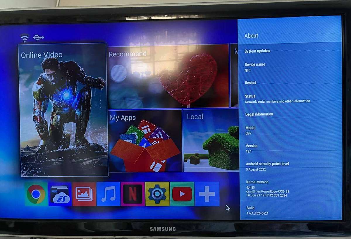 Q96 X1 4KUtra HD Set-Top Box 2GB RAM + 16GB Storage
