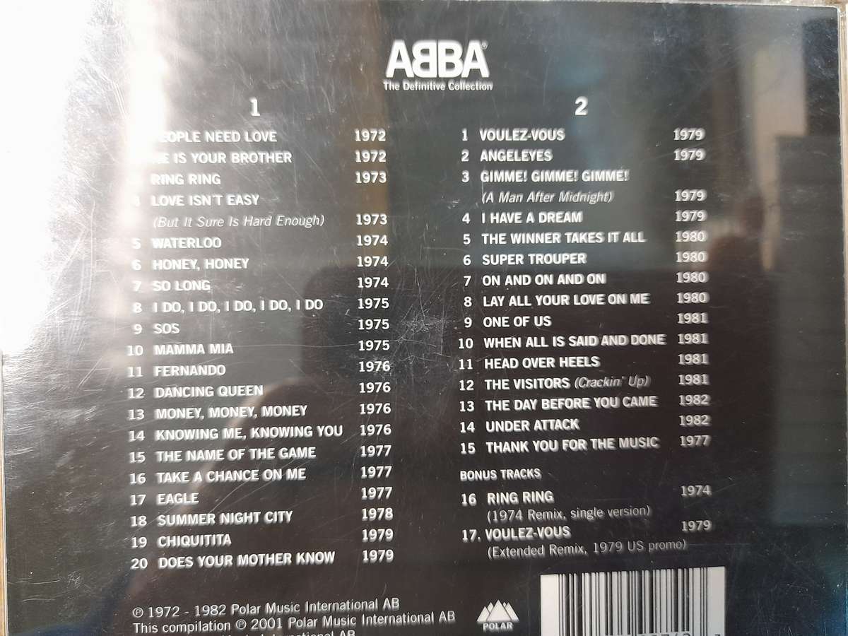 ABBA - The Difinitive Collection (Double CD)