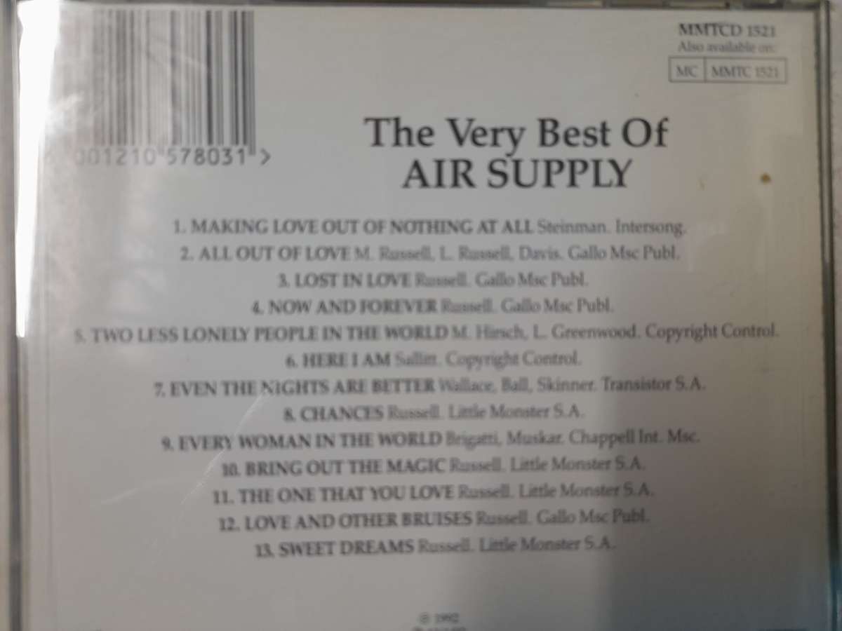Air Supply - The Very Best of...