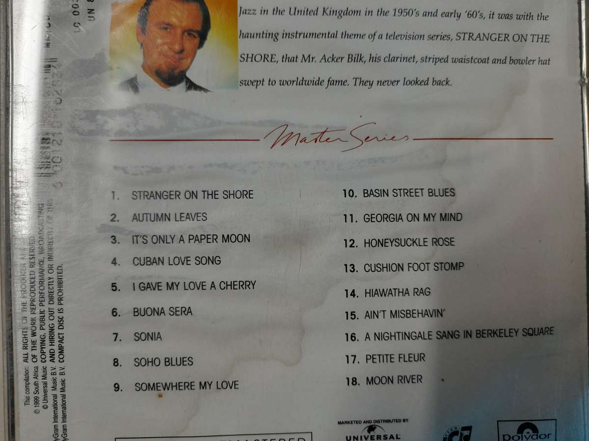 Acker Bilk - Master series