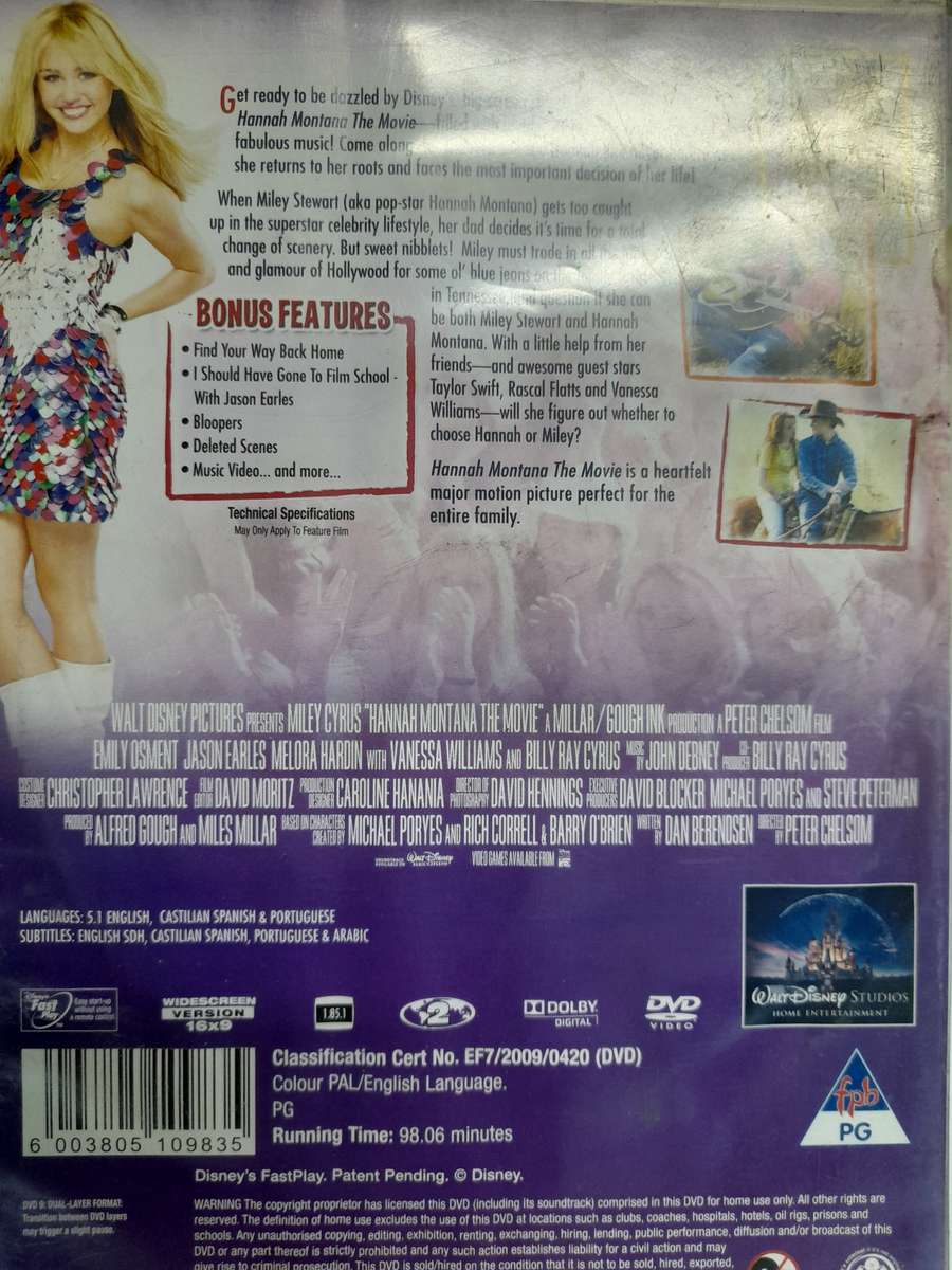 DVD: Hannah Montana - The Movie