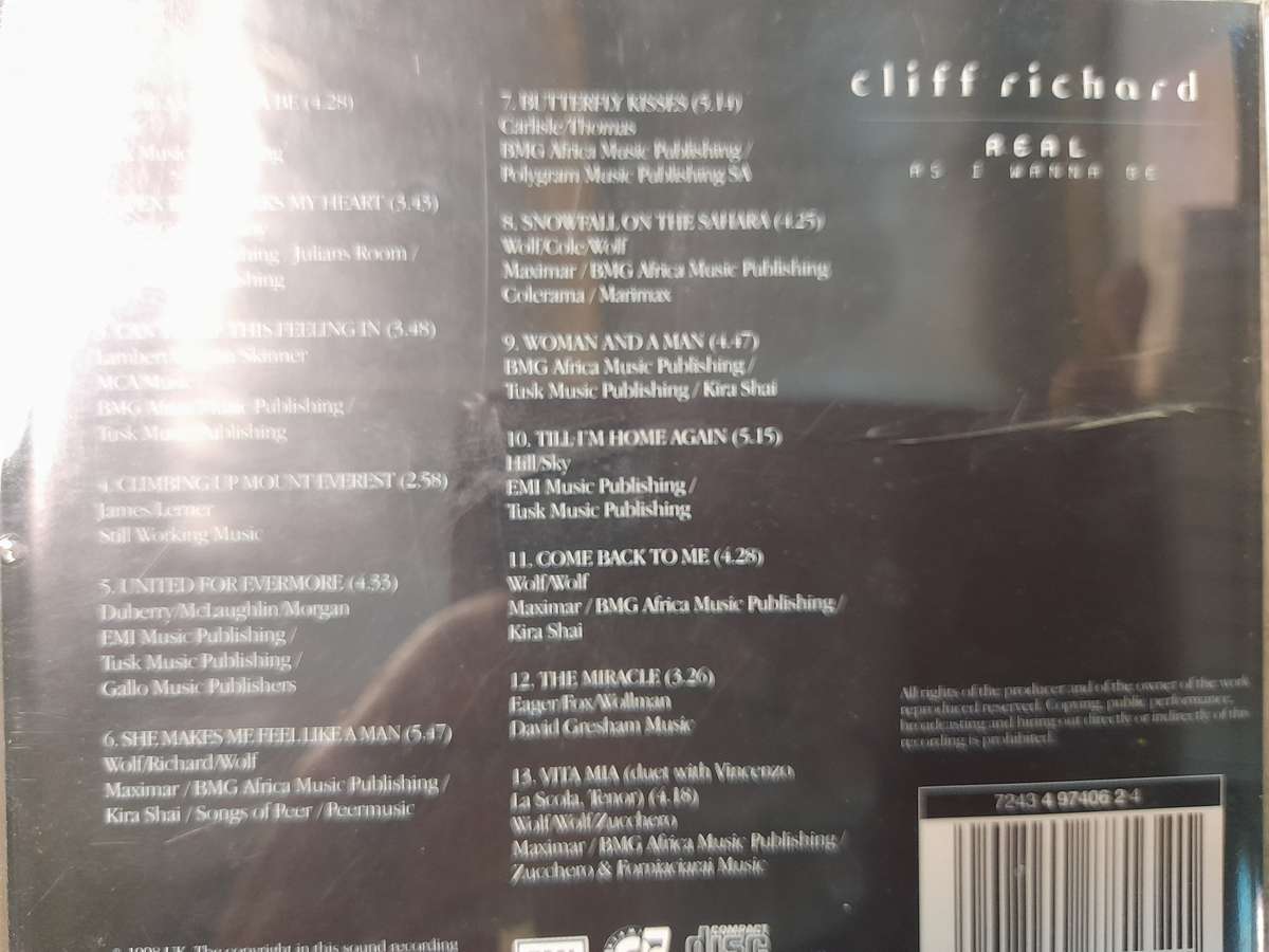 Cliff Richard - Real as I wanna Be