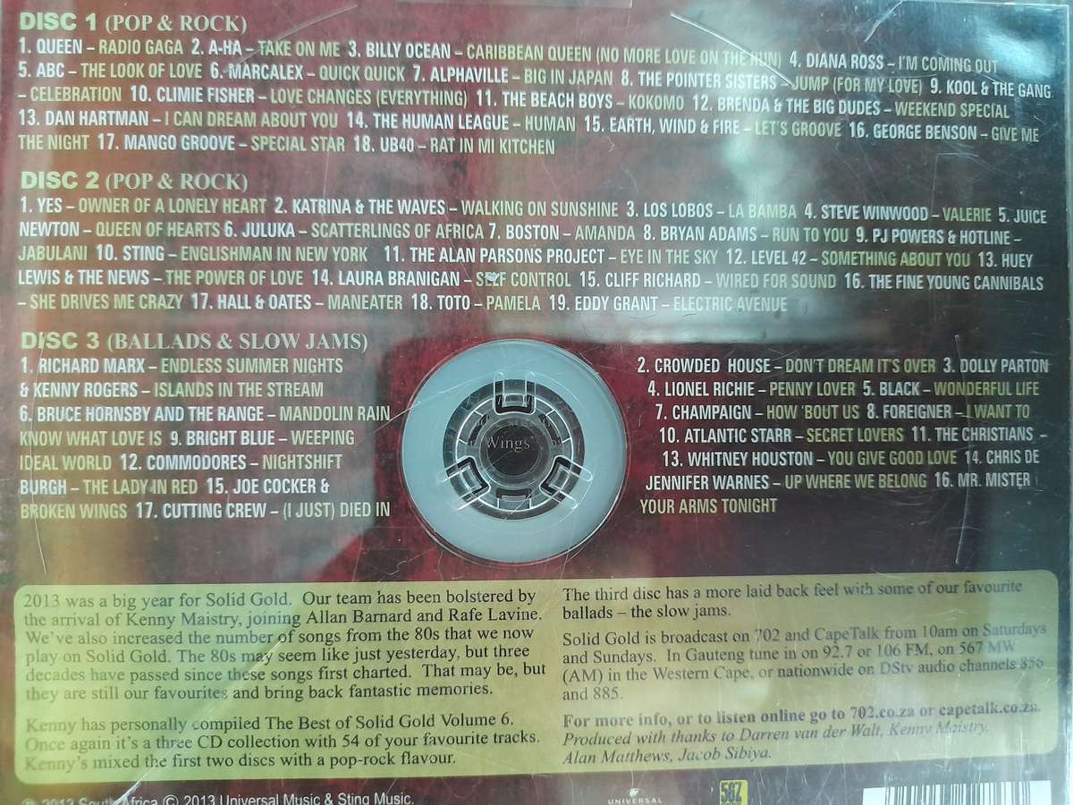 Solid Gold - Best of Volume 6 ( 3 CD )