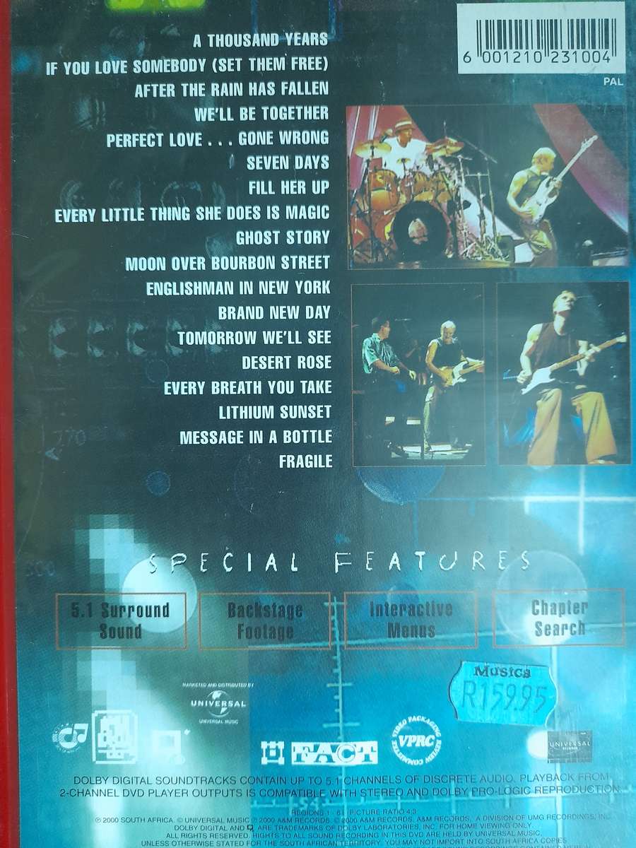 DVD: Sting - The Brand new day Tour