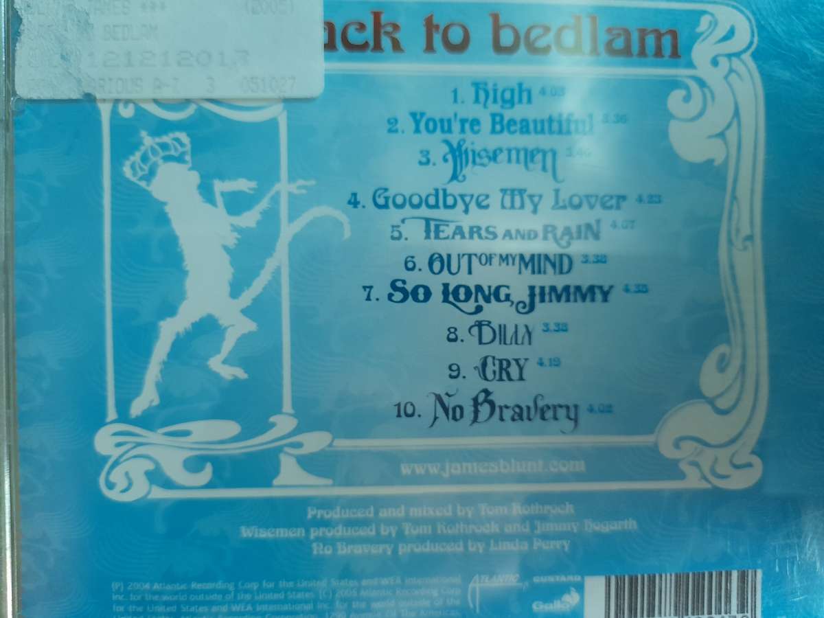 James Blunt - Back to Bedlam