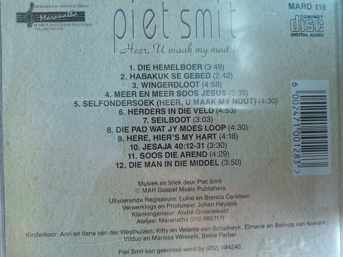 Piet Smit - Heer U maak my nuut