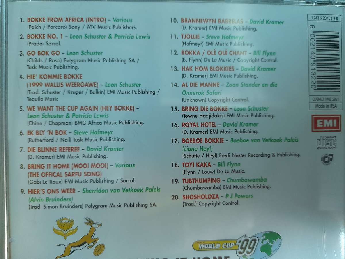 Springbok Rugby Hits