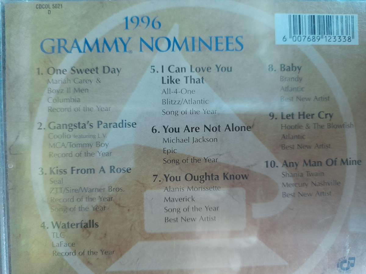 1996 Grammy Nominees
